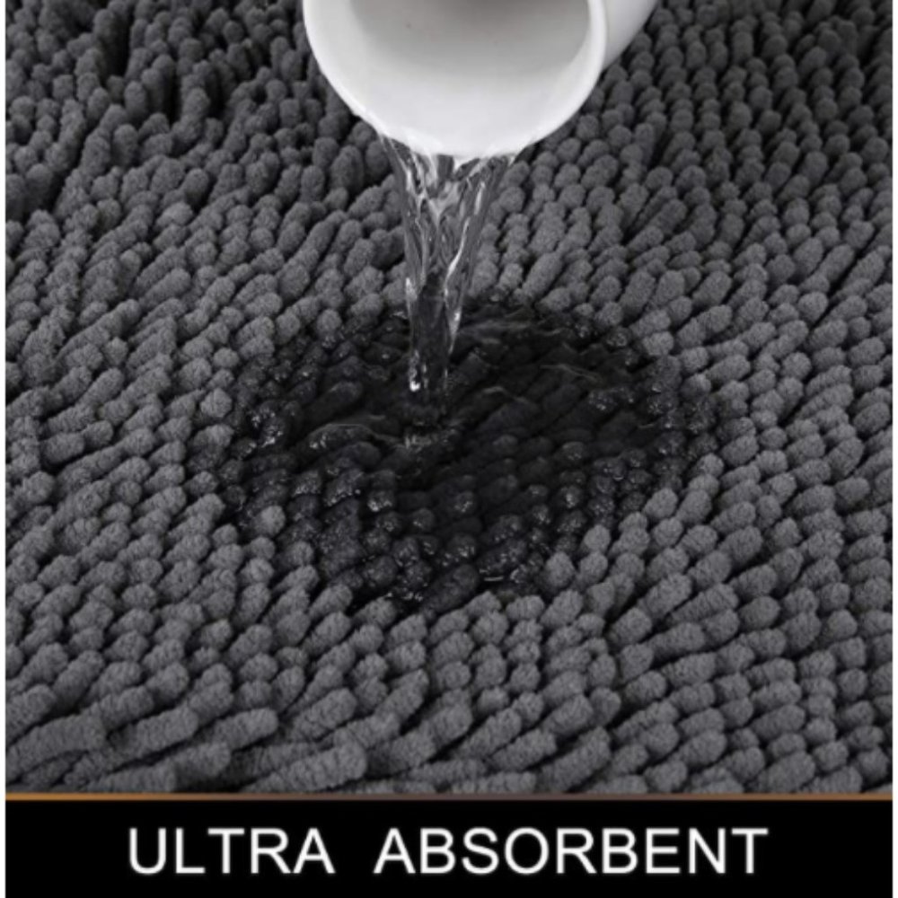 NEW! 2 Piece Chenille Bath Mat Set - Picture 3 of 6